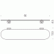 Colombo Basic B2716 Полочка 60 см