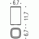 Colombo Trenta B3041NM Стакан настольный (чёрный)