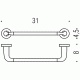 Colombo Basic B2709 Полотенцедержатель 31 см