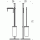 Colombo Plus W4935 Напольная стойка с ёршиком и держателем туалетной бумаги