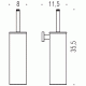 Colombo Basic B2707 Ёршик настенный