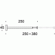 Colombo Plus W4915 Полотенцедержатель 25/38 см