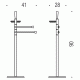 Colombo Isole B9414 Напольная стойка для биде