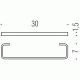 Colombo Time W4209 Держатель полотенца 30 см