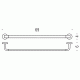 Colombo Nordic B5211 Полотенцедержатель 69 см