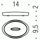 Colombo Plus W4940 NM Мыльница настольная (чёрный)