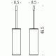 Colombo Plus W4961 NM Ёршик напольный (черный)