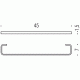 Colombo Time W4210 Держатель полотенца 45 см