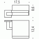 Colombo BasicQ B3791 Держатель туалетной бумаги с крышкой