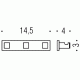 Colombo Look LC37 NM Планка с 3-мя крючками (чёрный)