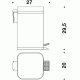 Colombo Contract B9211 Ведро 6 л с педалью (хром)